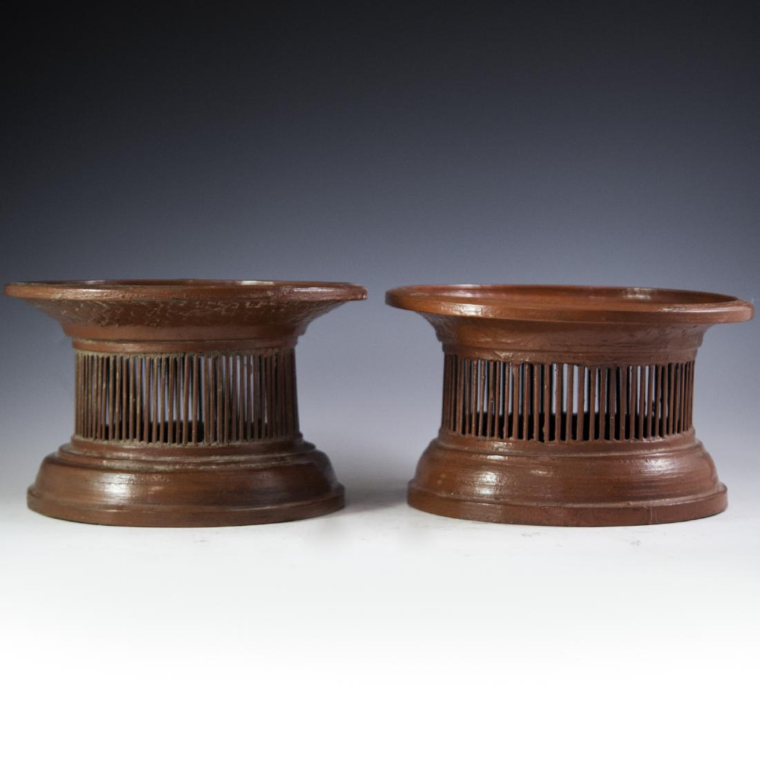 Burmese Lacquered Kalat Offering Trays (1 of 3)