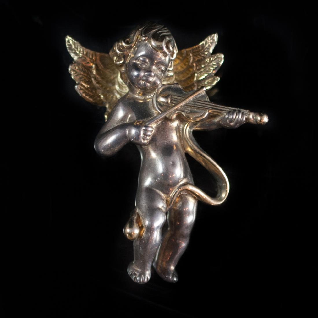 Sterling Silver Cherub Pin (1 of 3)