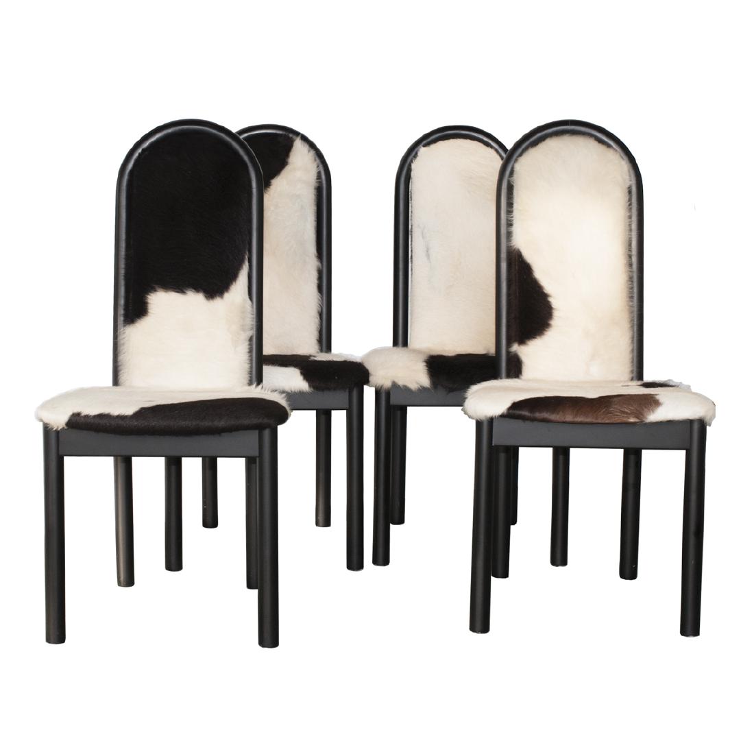 Vintage Italian Cowhide Dining Chairs (1 of 5)
