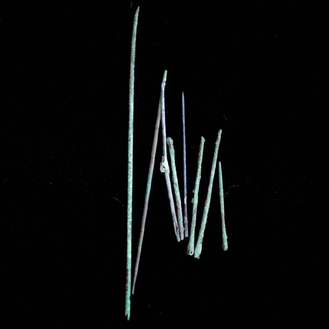 Pre-Columbian Chimu Copper Needles (1 of 1)
