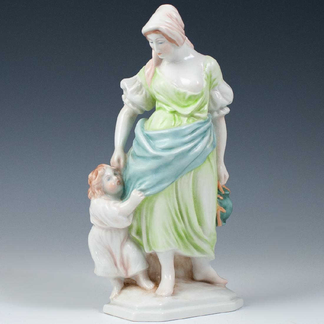 Herend Porcelain "Mother & Child" No. 5425 Figurine (1 of 4)