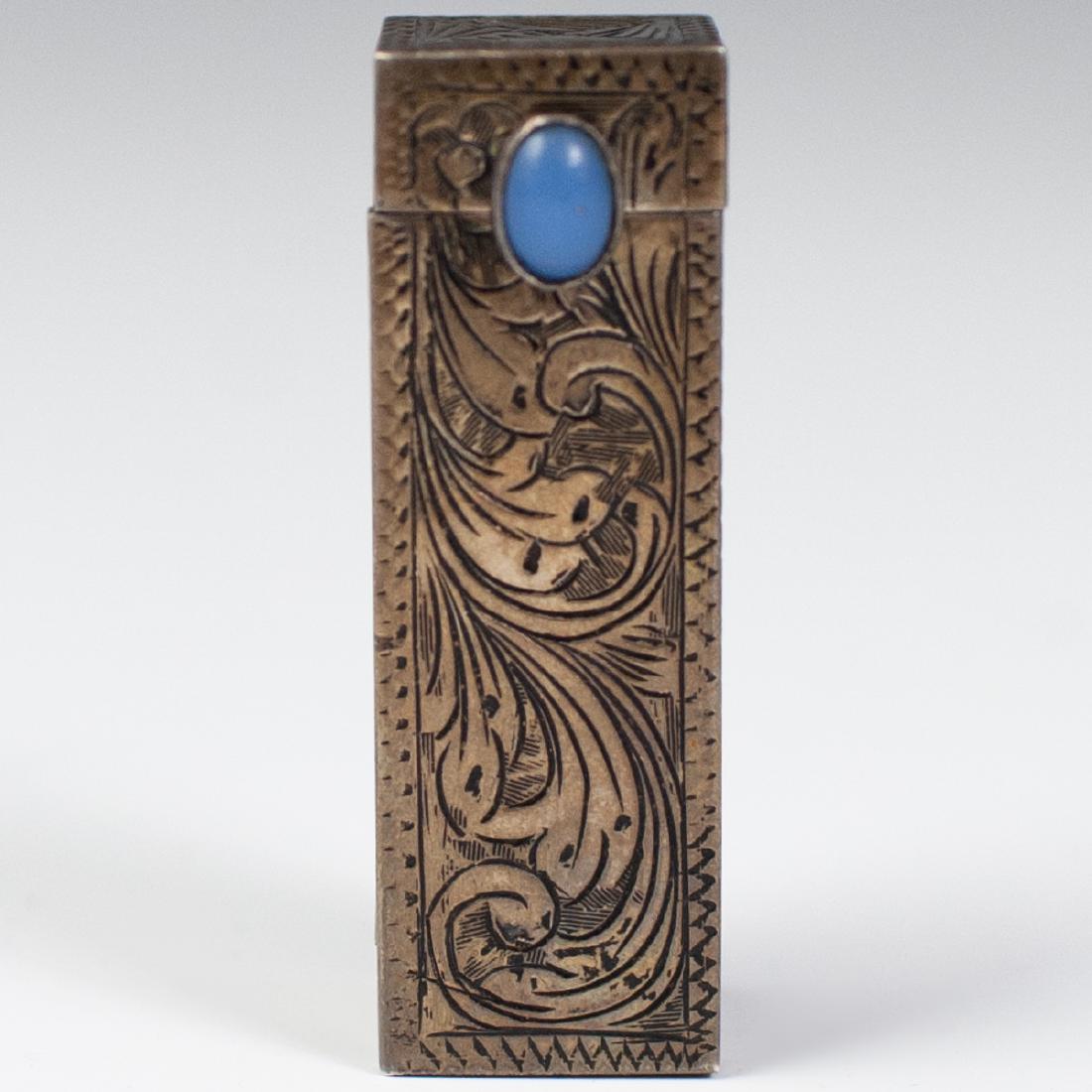 Antique Italian .800 Silver Lipstick Case (1 of 4)