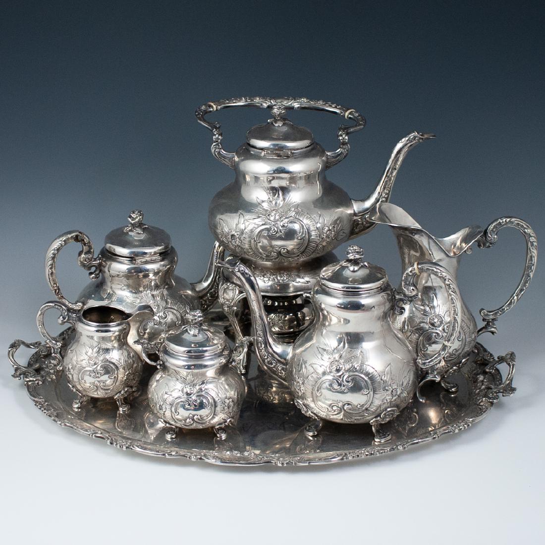 Vintage German Sterling Tea Set