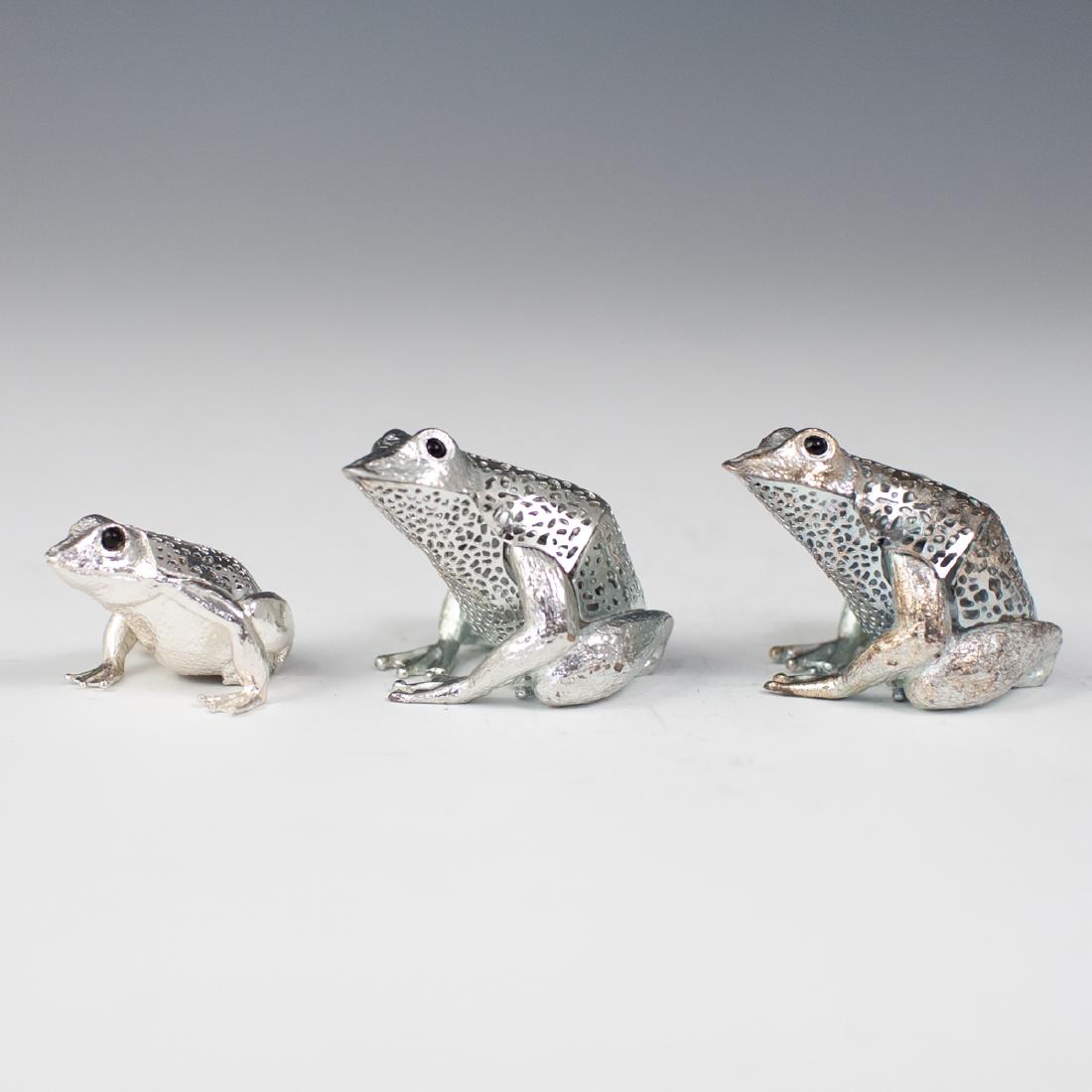 Christofle "Lumiere D'argent" Silver Frogs (1 of 5)