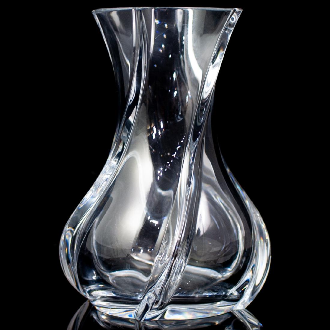 Large Baccarat Serpentine Vase (1 of 4)