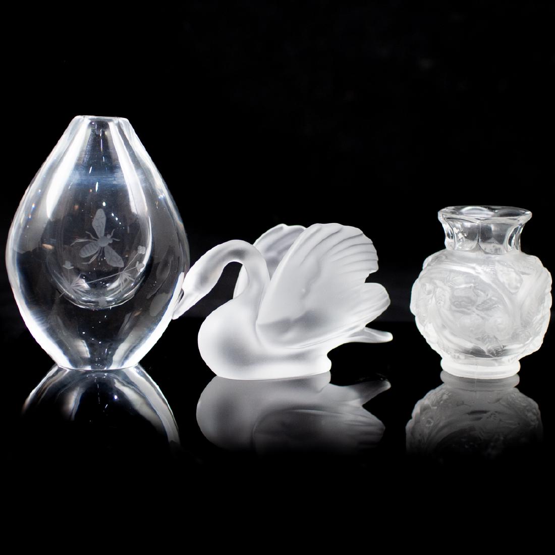 Lot Of Crystal Vases & Figurine (1 of 6)