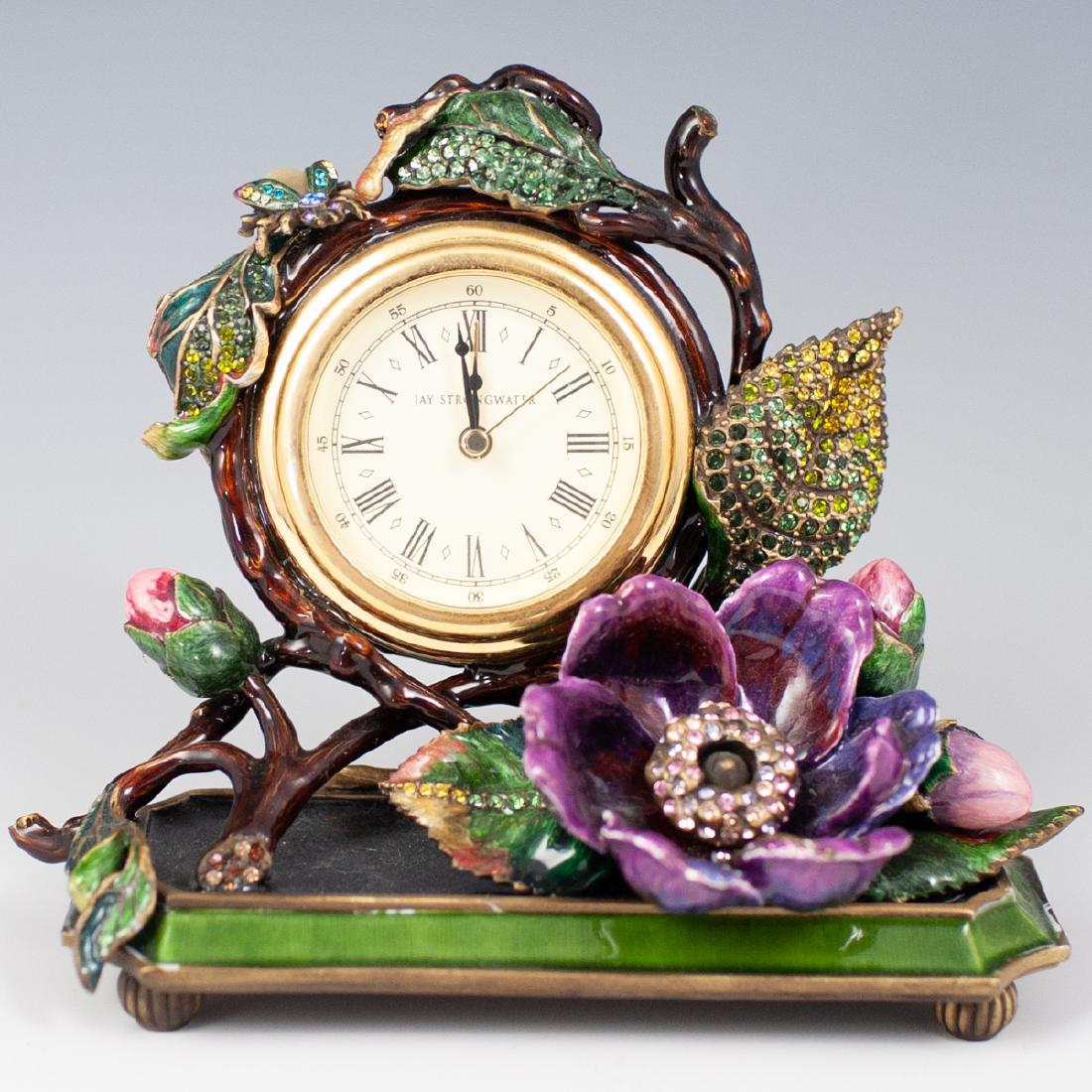 Jay Strongwater Enameled Desk Clock (1 of 5)