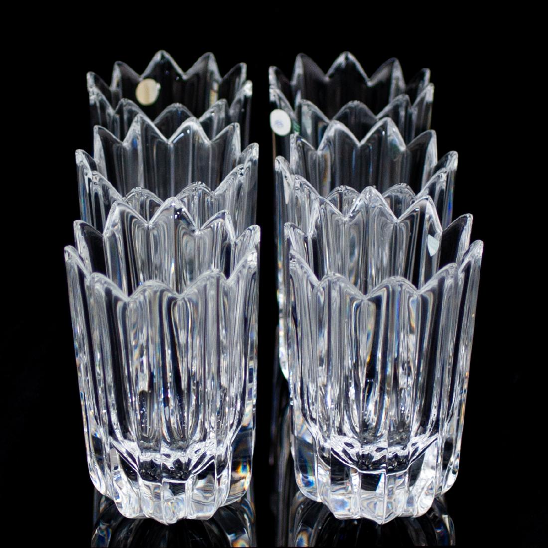 (6 Pc) Orrefors Crystal "Crown" Vases (1 of 5)
