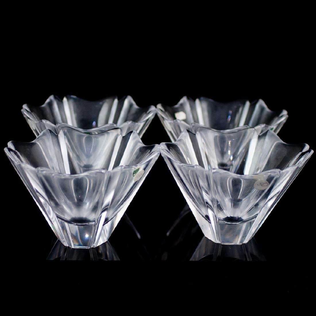 (4 Pc) Orrefors Crystal "Belle" Bowls (1 of 4)