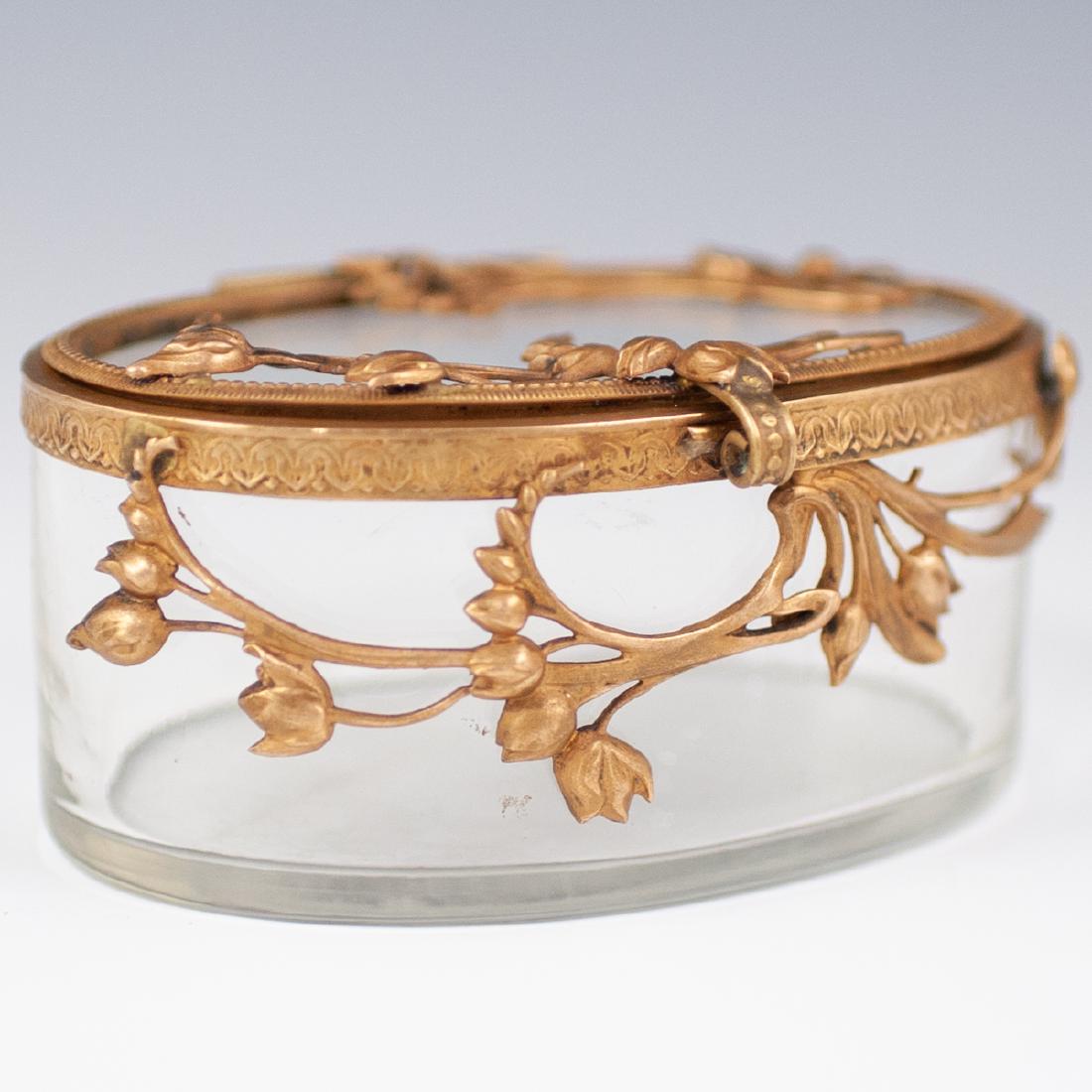 Brass & Glass Trinket box (1 of 4)