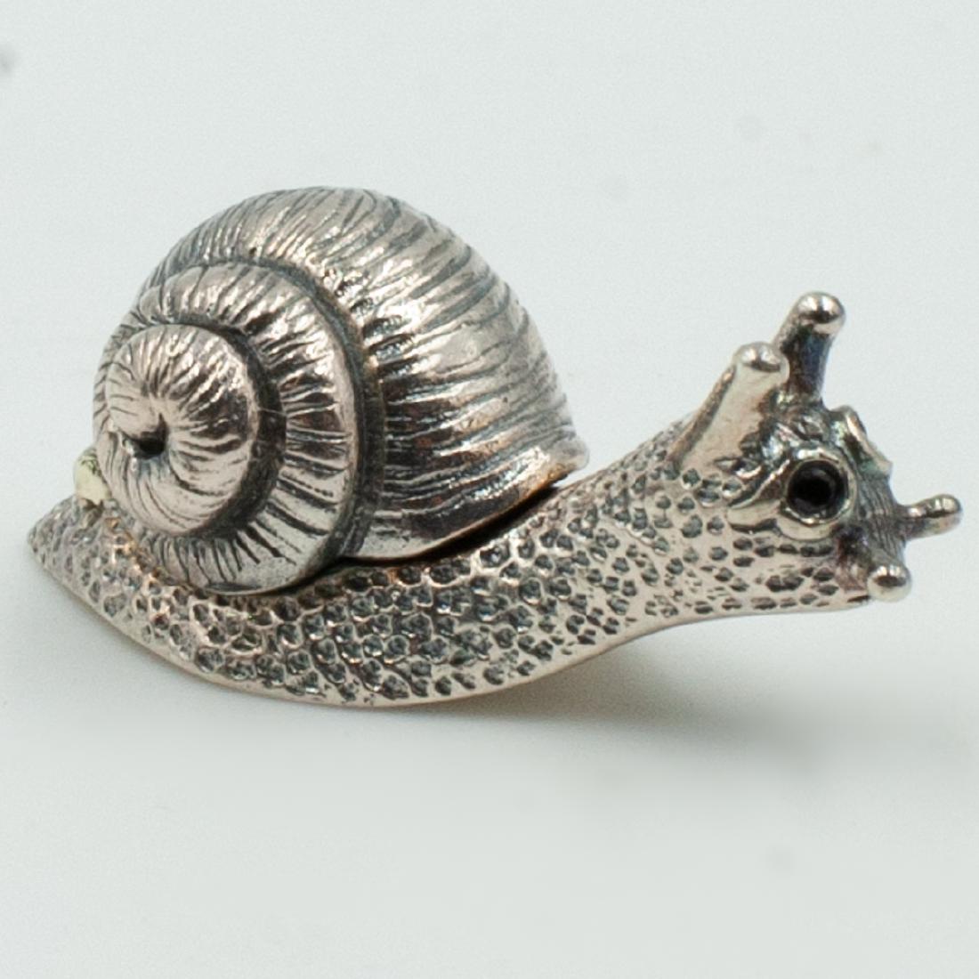 Miniature Sterling Snail Box (1 of 4)