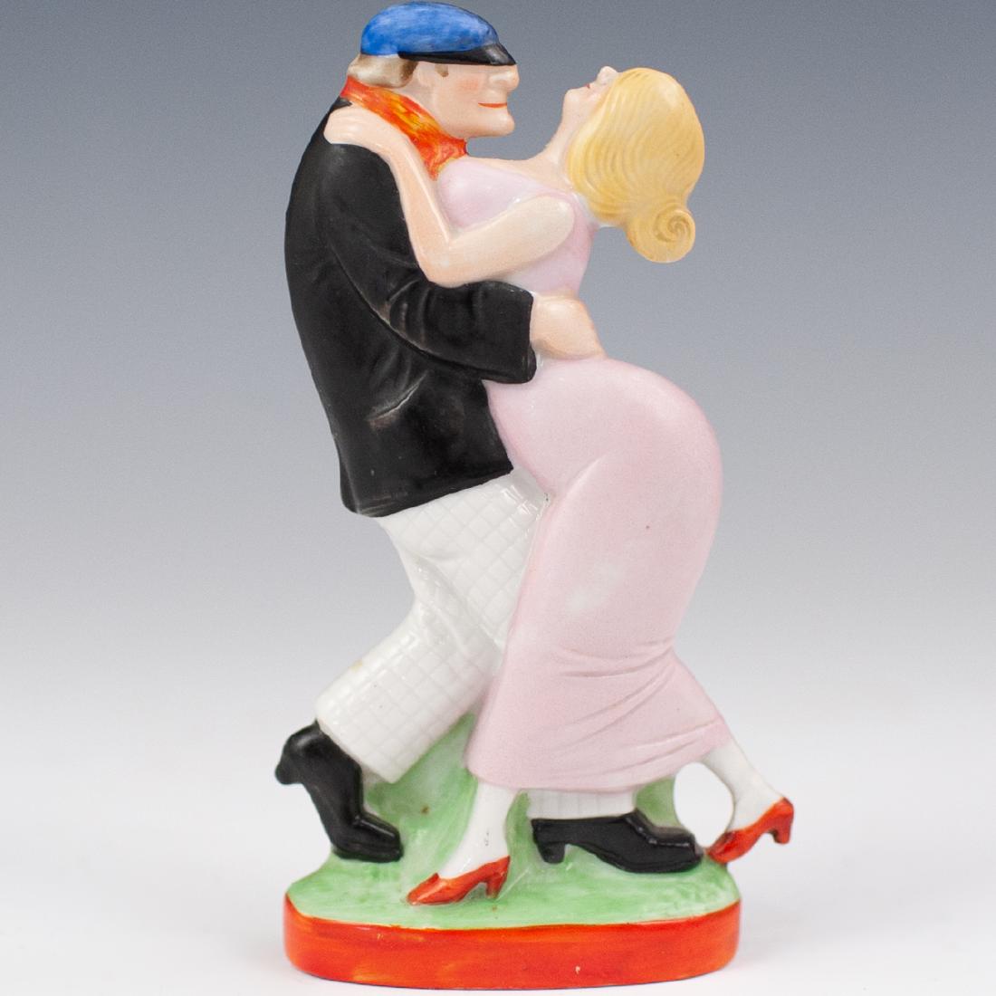 German Figural Porcelain Perfume Bottle (1 of 5)