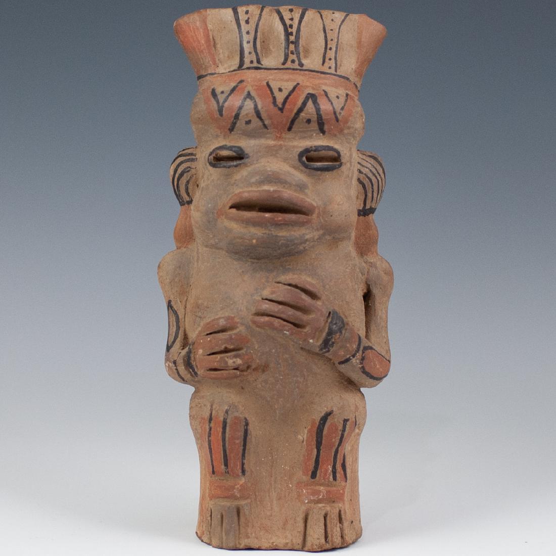 Pre-Columbian Style Ceramic Effigy (1 of 3)