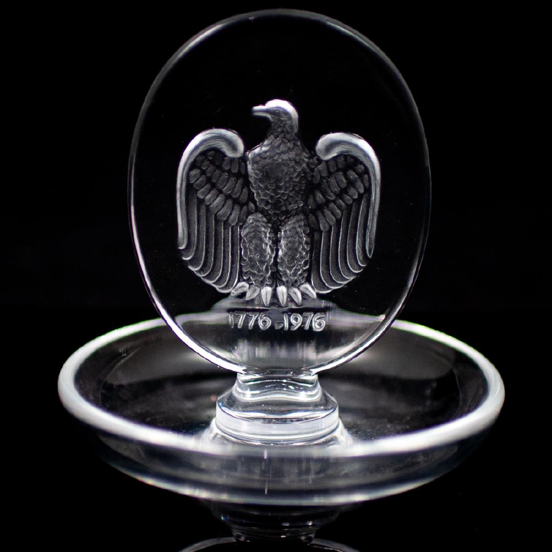 Lalique Crystal American Eagle Ring Dish (1 of 3)