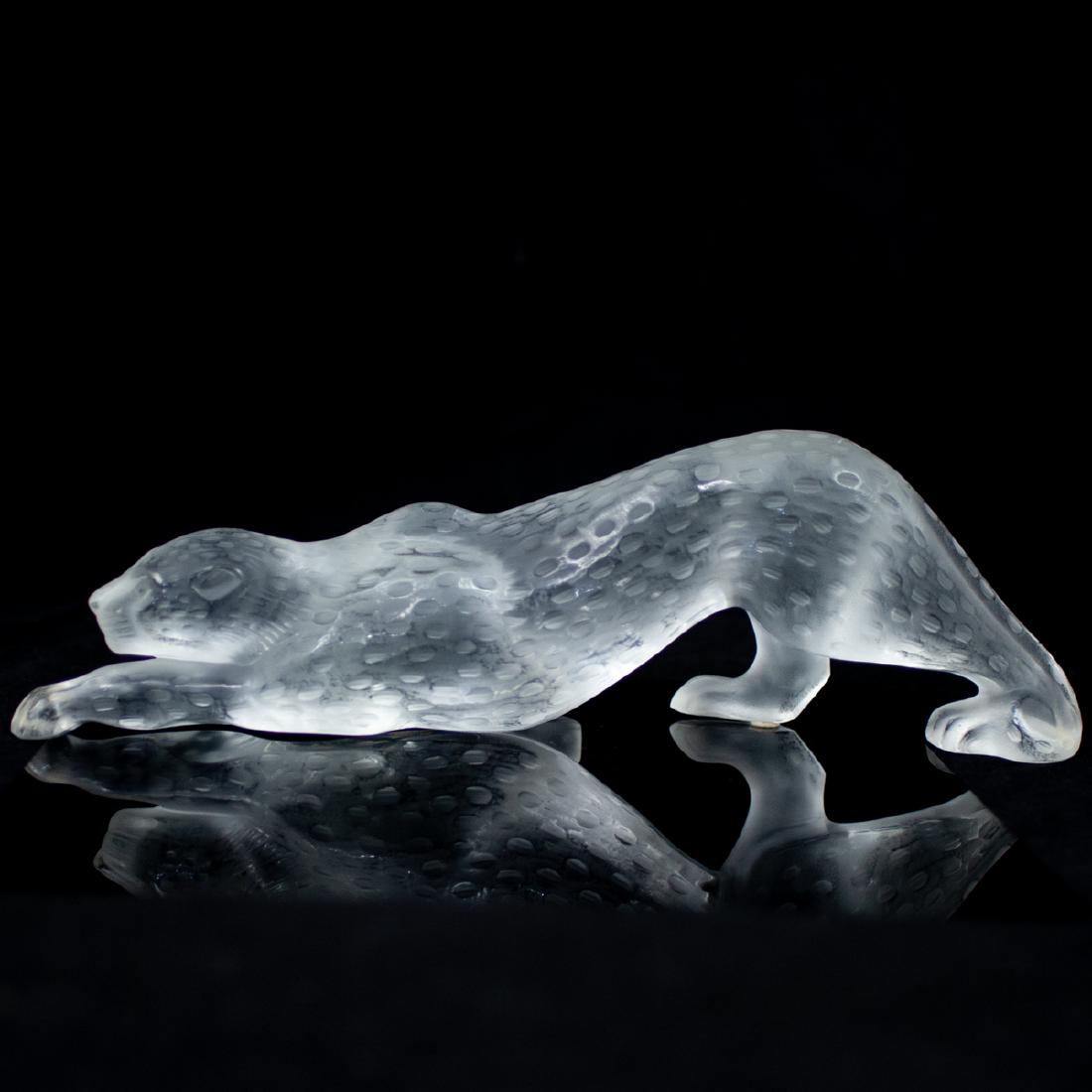 Large Lalique "Zeila" crystal Panther (1 of 4)