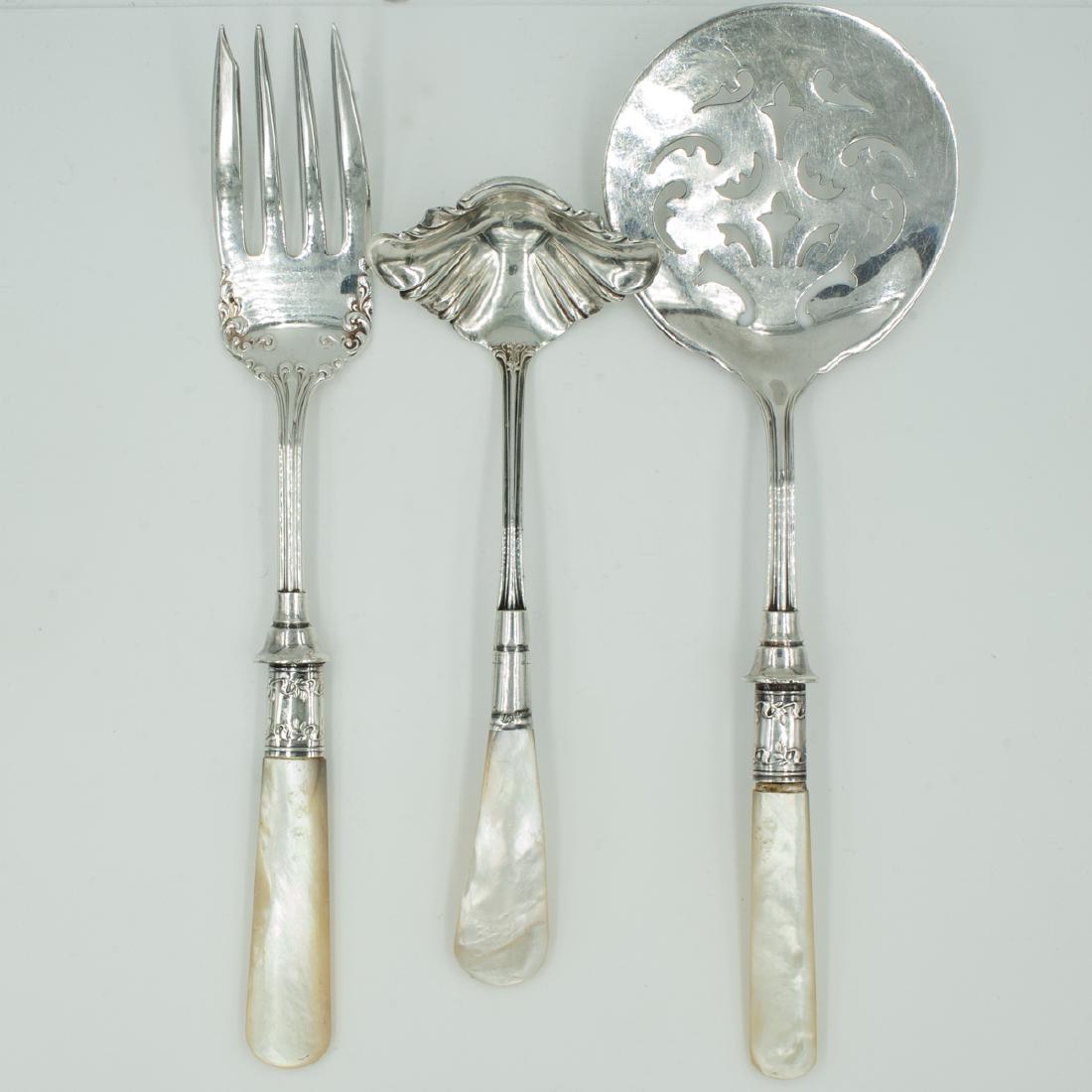 (3 Pc) Mother Of Pearl Serving Utensils (1 of 5)