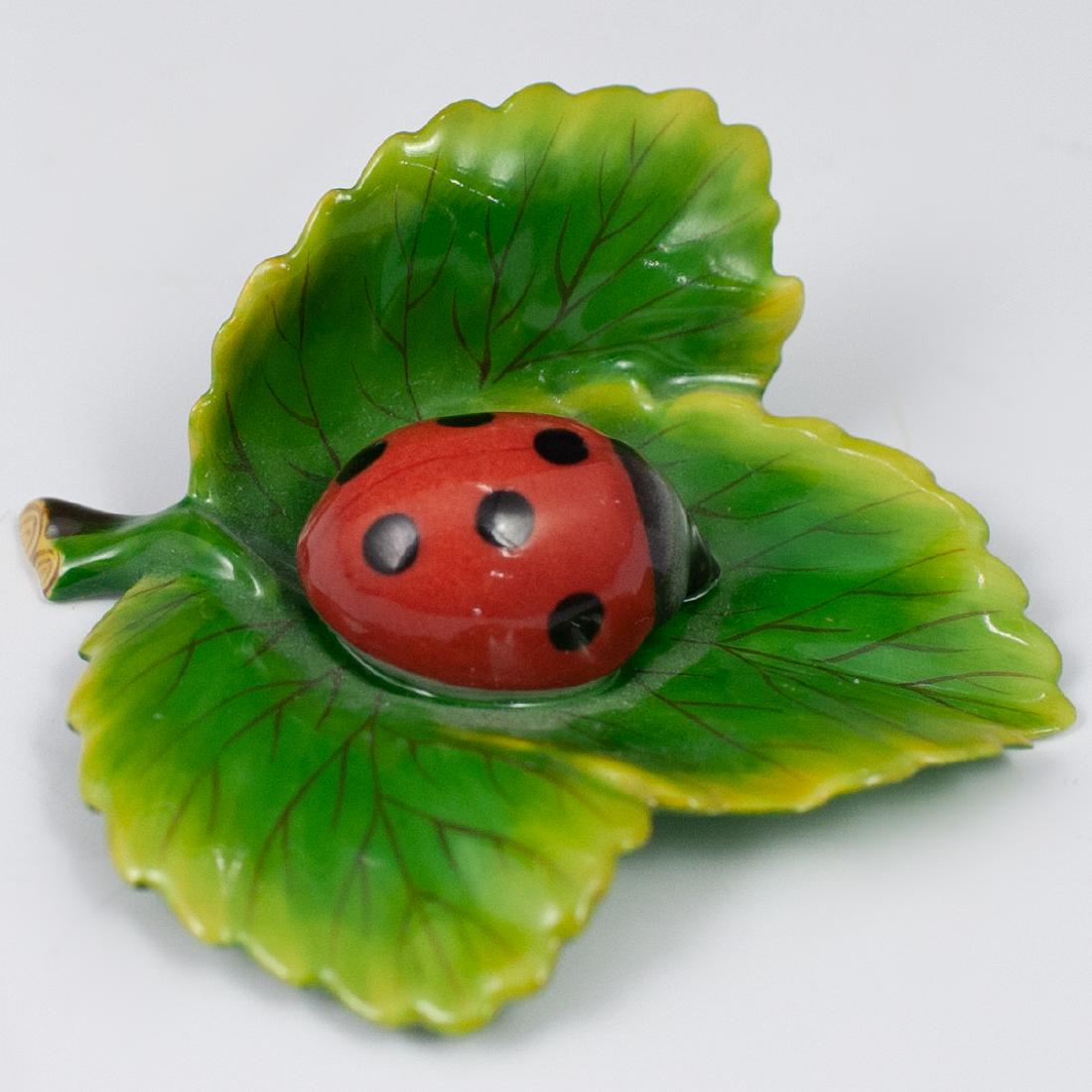 Herend Porcelain Naturalistic Ladybug (1 of 3)