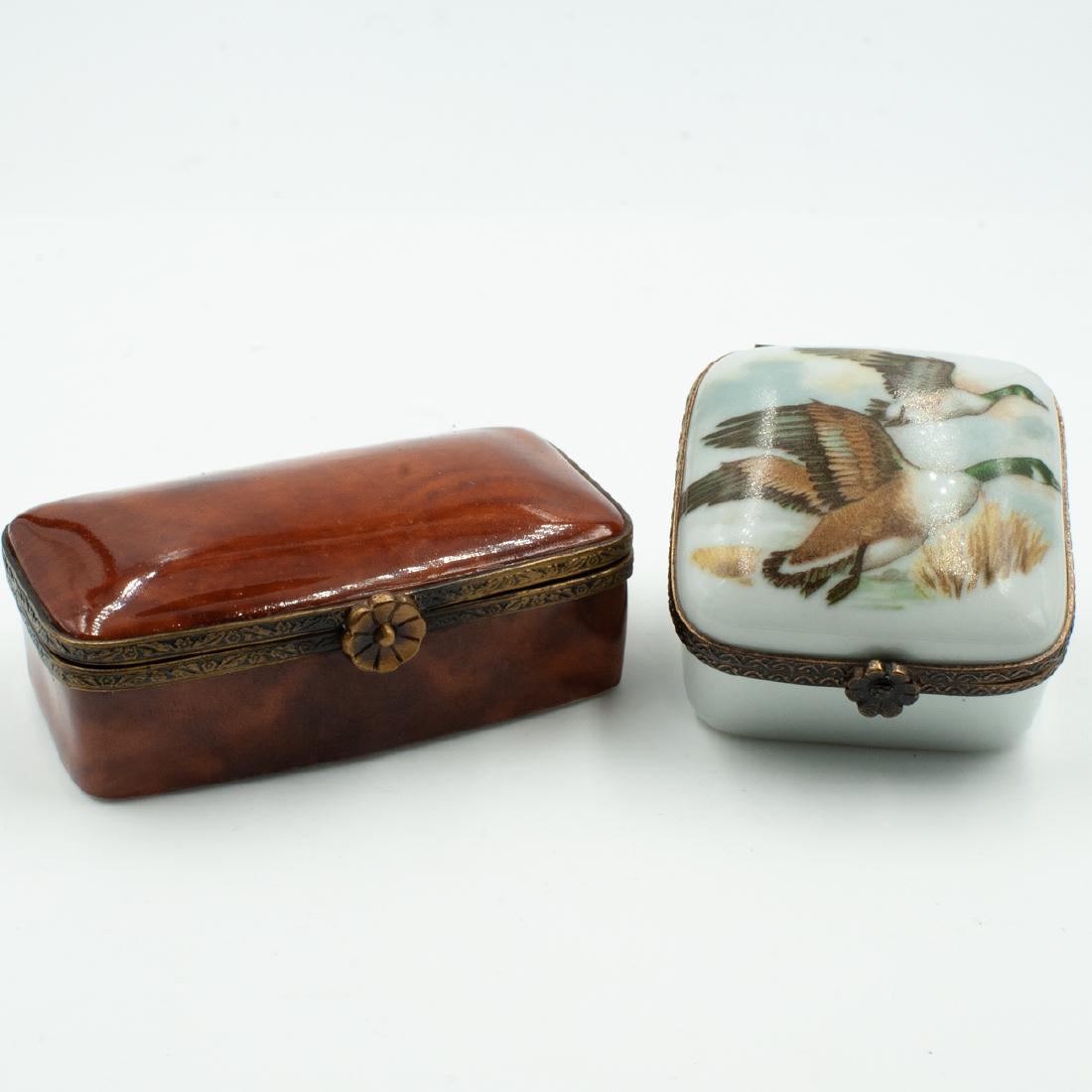 Two Limoges Porcelain Boxes (1 of 6)