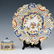 French Faience Inkwell & Plate