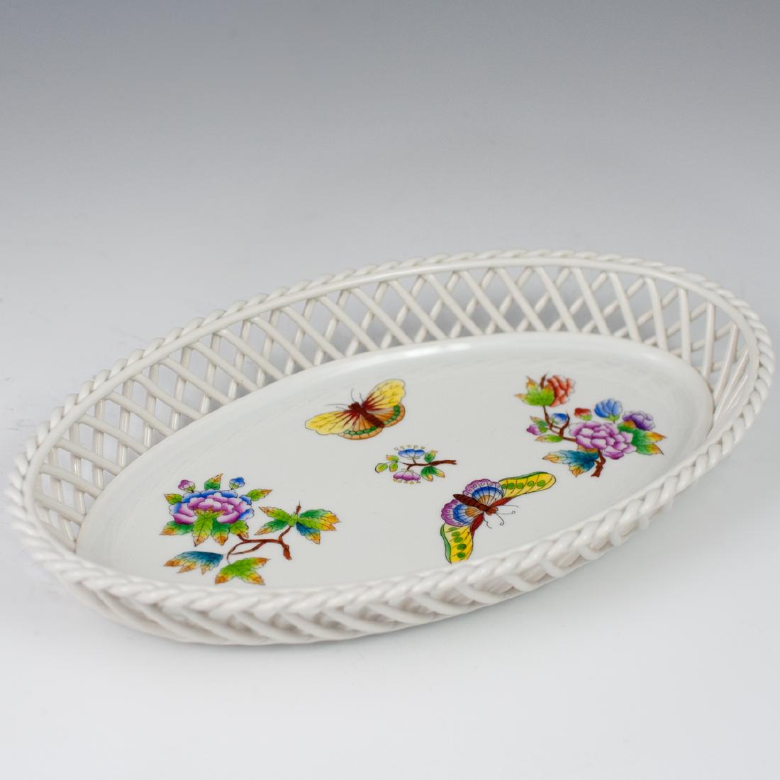 Herend Porcelain Open Work Tray (1 of 4)