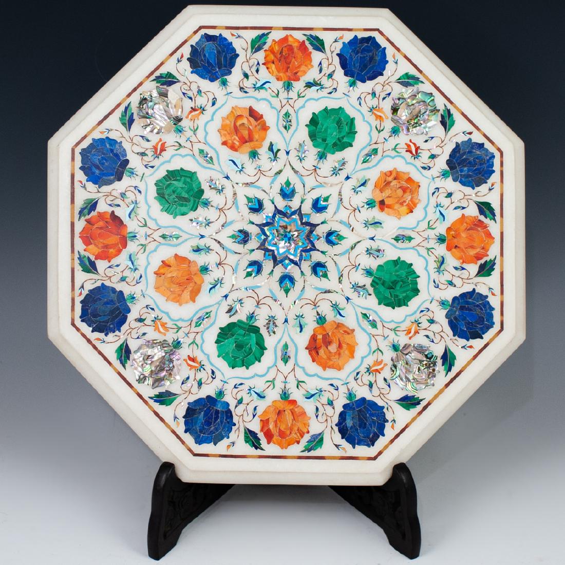 Inlaid Semi-Precious Stone Pietra Dura (1 of 5)