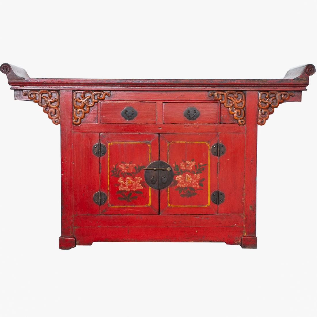 Carved Chinese Wooden Altar Table (1 of 8)