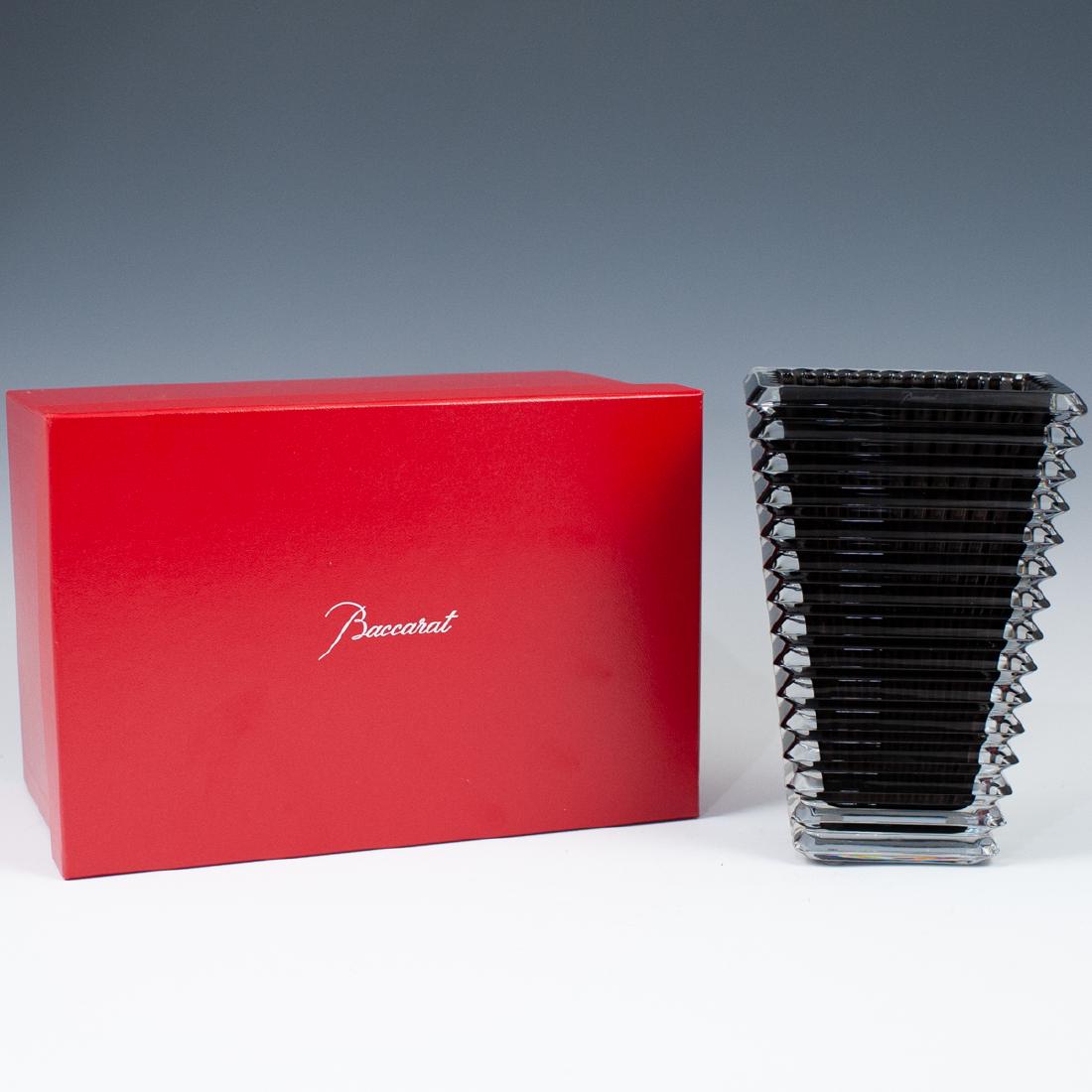 Baccarat "Eye" black vase (1 of 6)