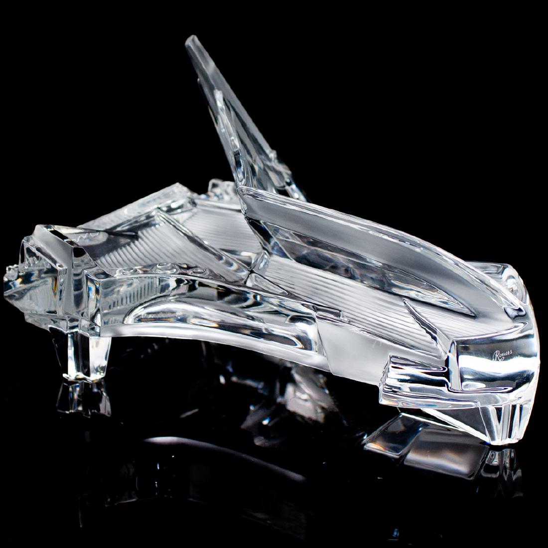 ロイヤル ド シャンパーニュ トランペット クリスタルガラス オブジェ ロイヤル ド シャンパーニュ トランペット クリスタルガラス