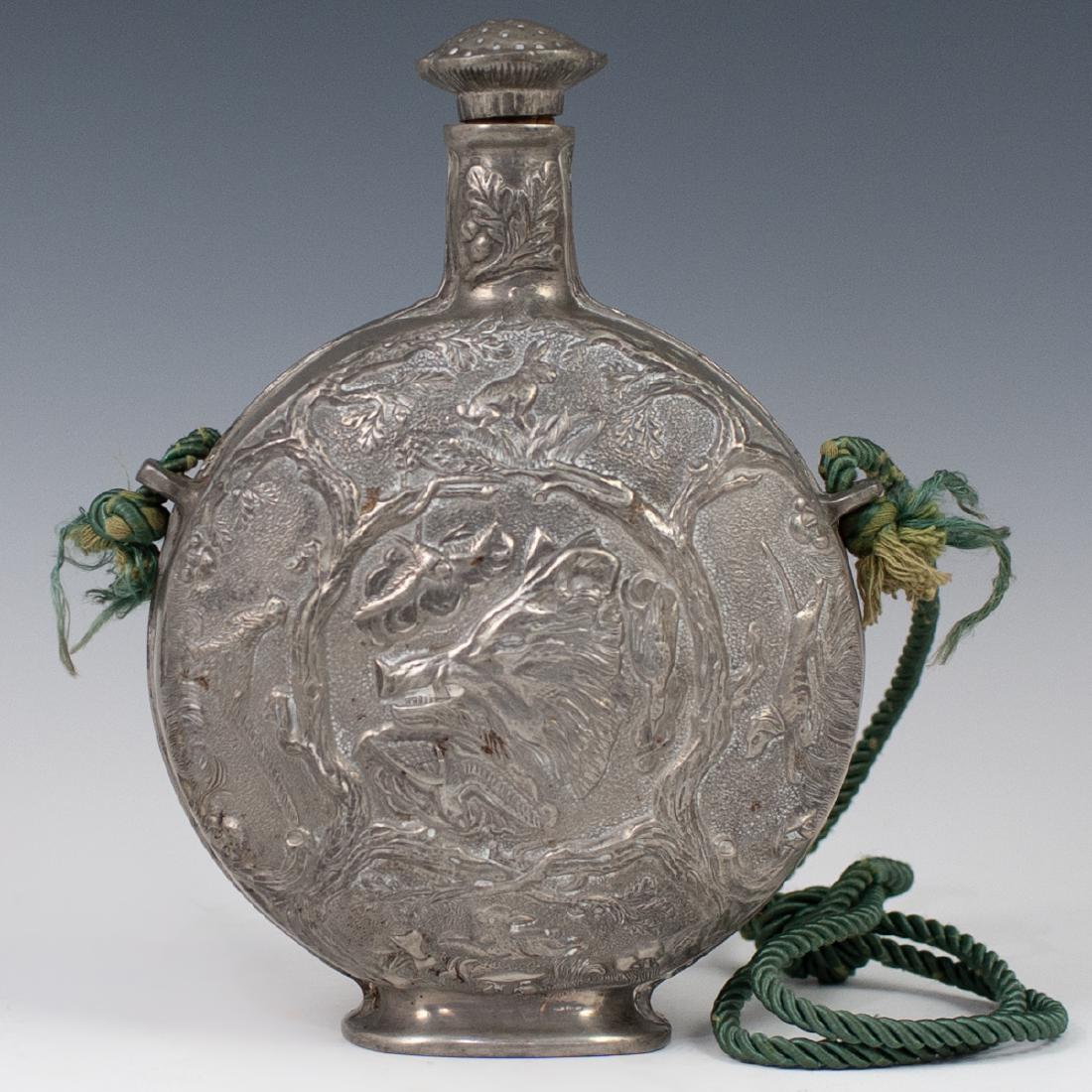 Large Pewter Flask (1 of 5)
