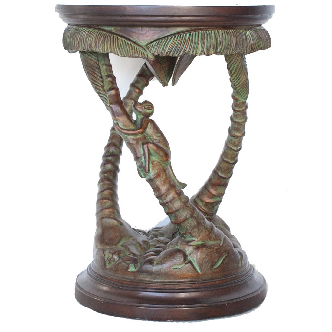 Carved Wood Side Table (1 of 4)