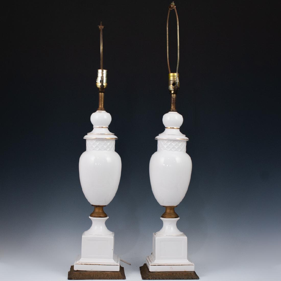 Pair of Porcelain Lamps (1 of 4)