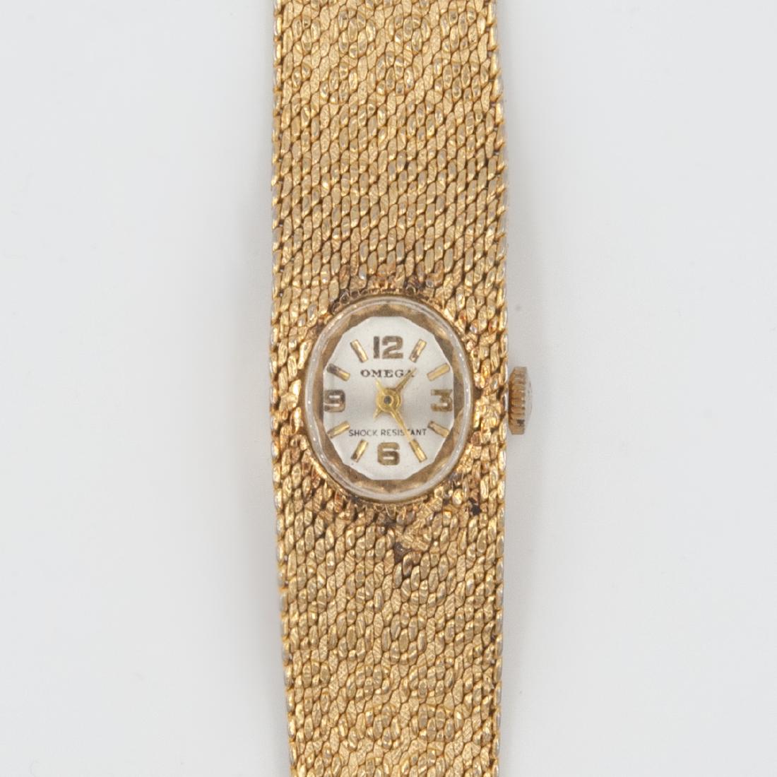 Vintage 18k Gold Omega Ladies Watch