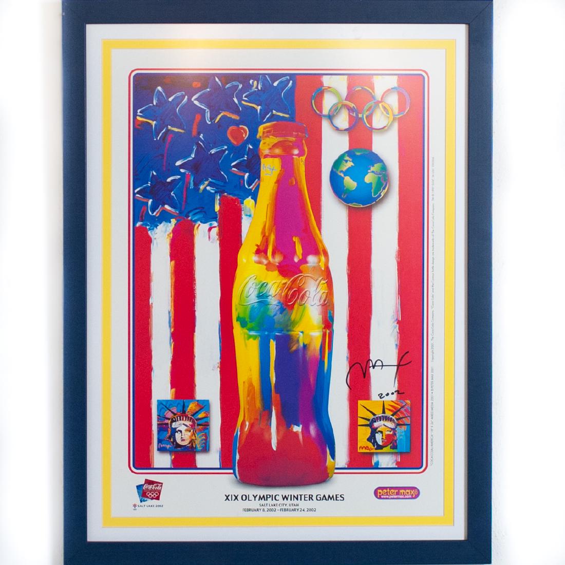 Peter Max "XIX Olympic Winter Games" signed poster (1 of 4)