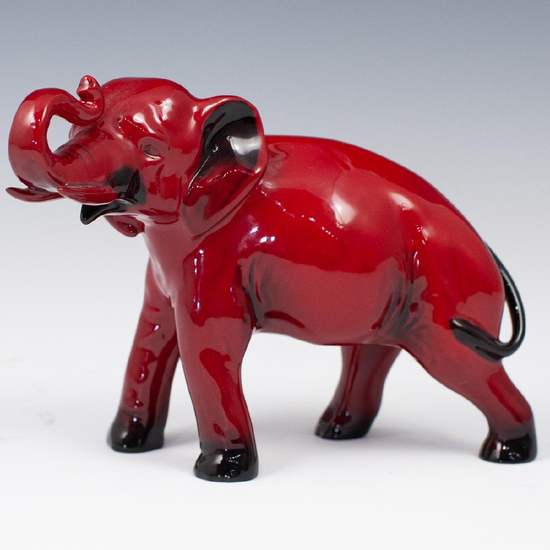 Royal Doulton Flambe Elephant Porcelain