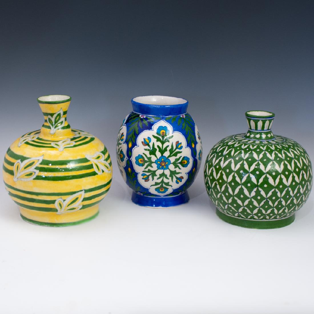 Lot of Three (3) Ceramic Vases (1 of 7)