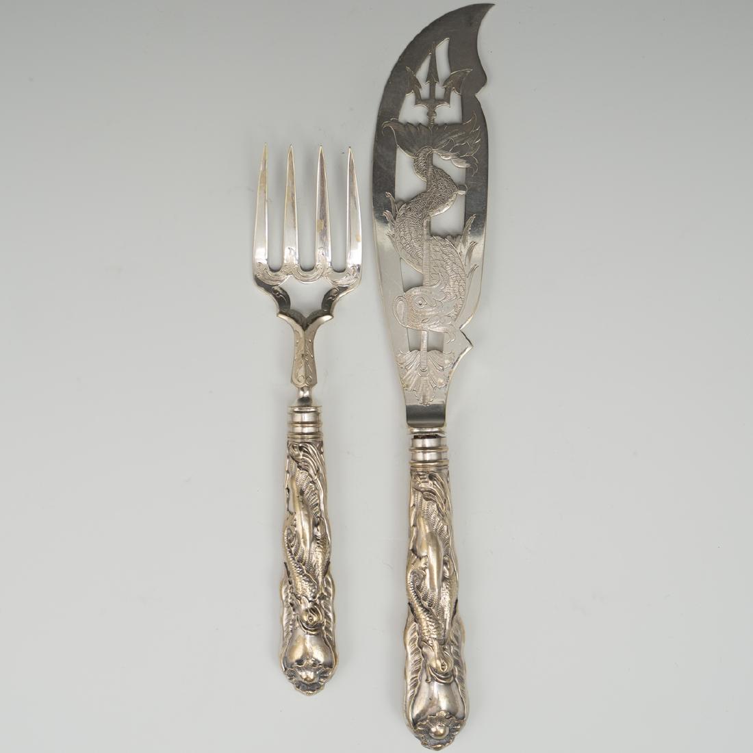 (2 Pc) Silver Serving Utensils (1 of 4)