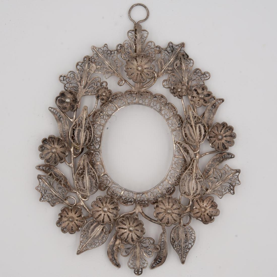 Vintage Sterling Silver Filigree Frame (1 of 3)