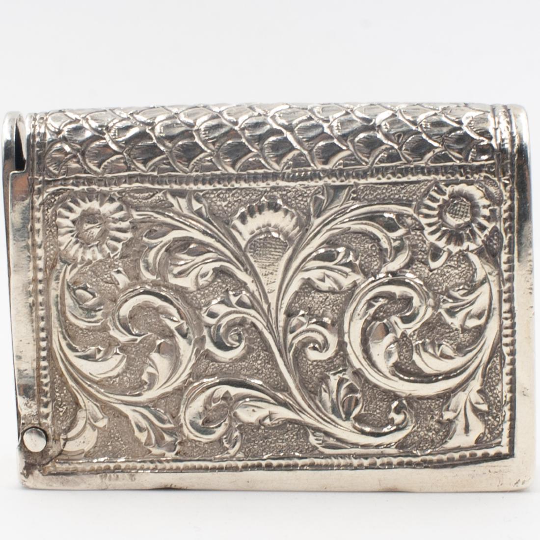 Antique Sterling Silver Match Box (1 of 4)