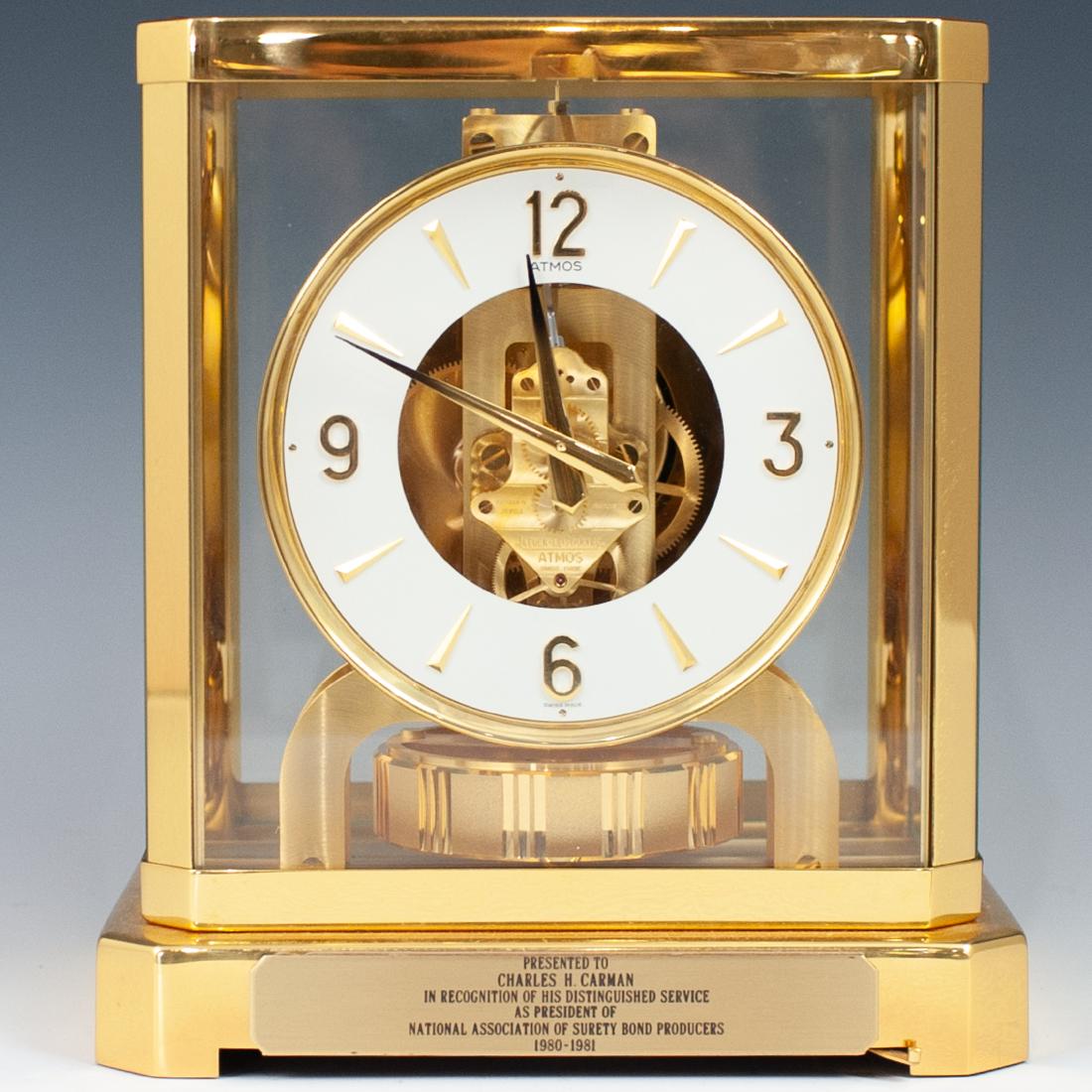 Lecoultre Atmos Perpetual Motion Clock