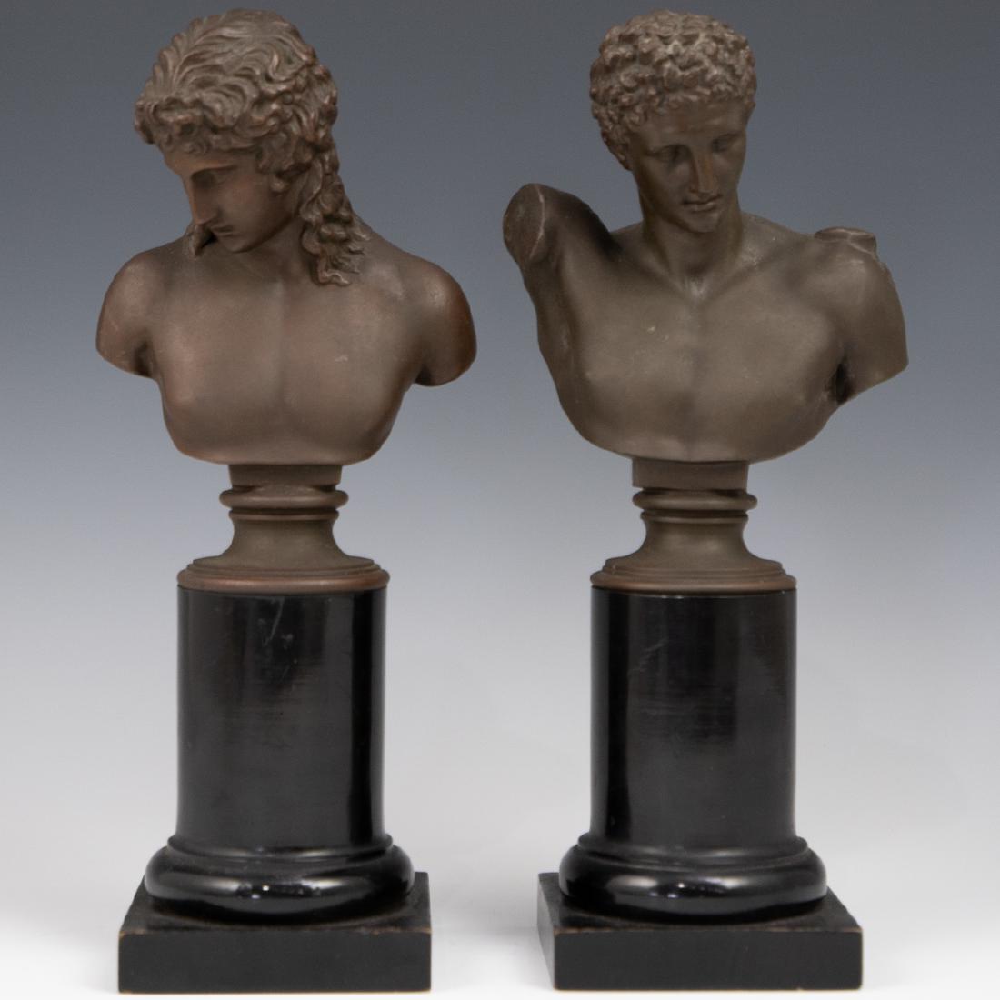 Pair Of Neoclassical Bronze Busts (1 of 4)