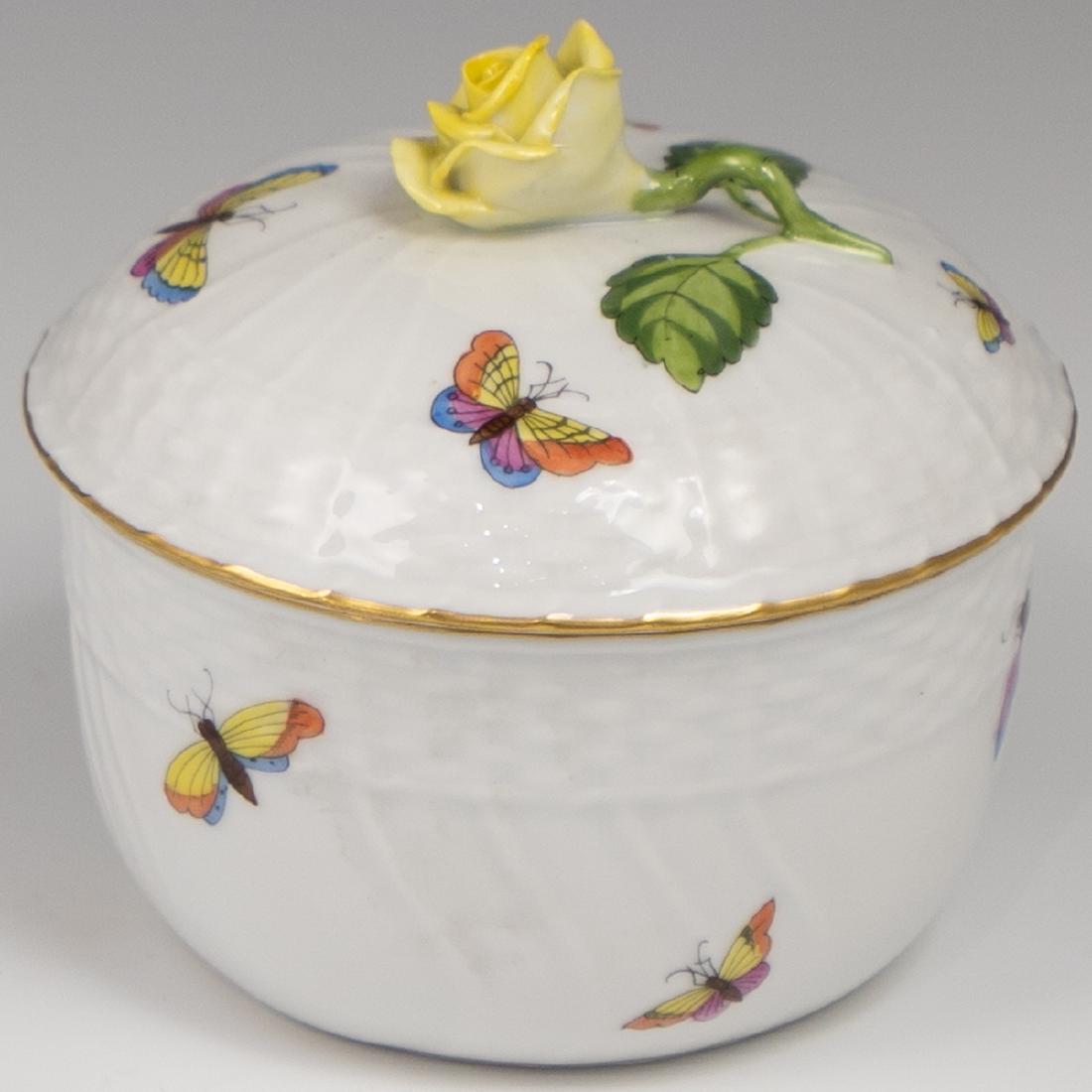 Herend Porcelain Lidded Bowl (1 of 3)