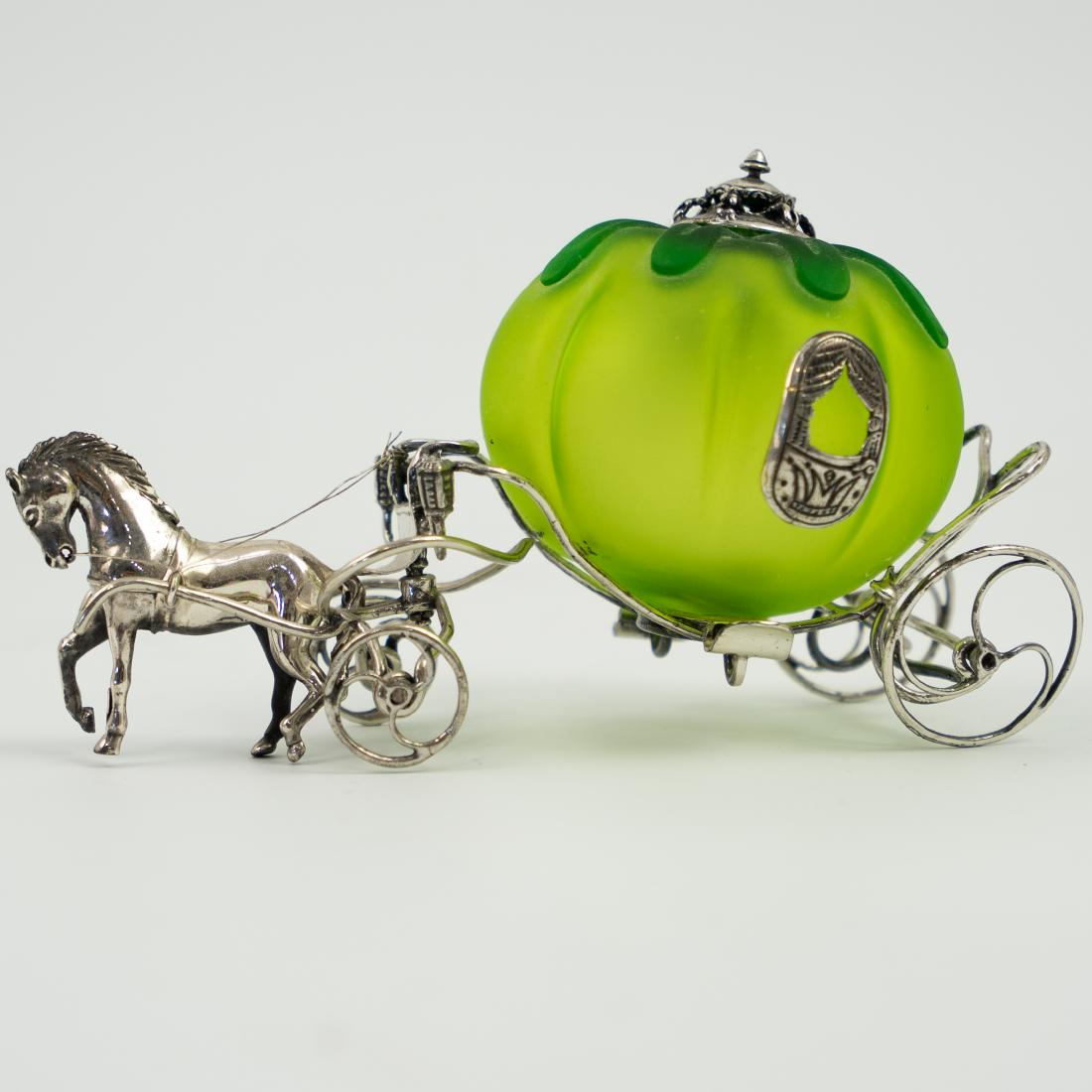 Sterling Silver & Murano Carriage (1 of 5)