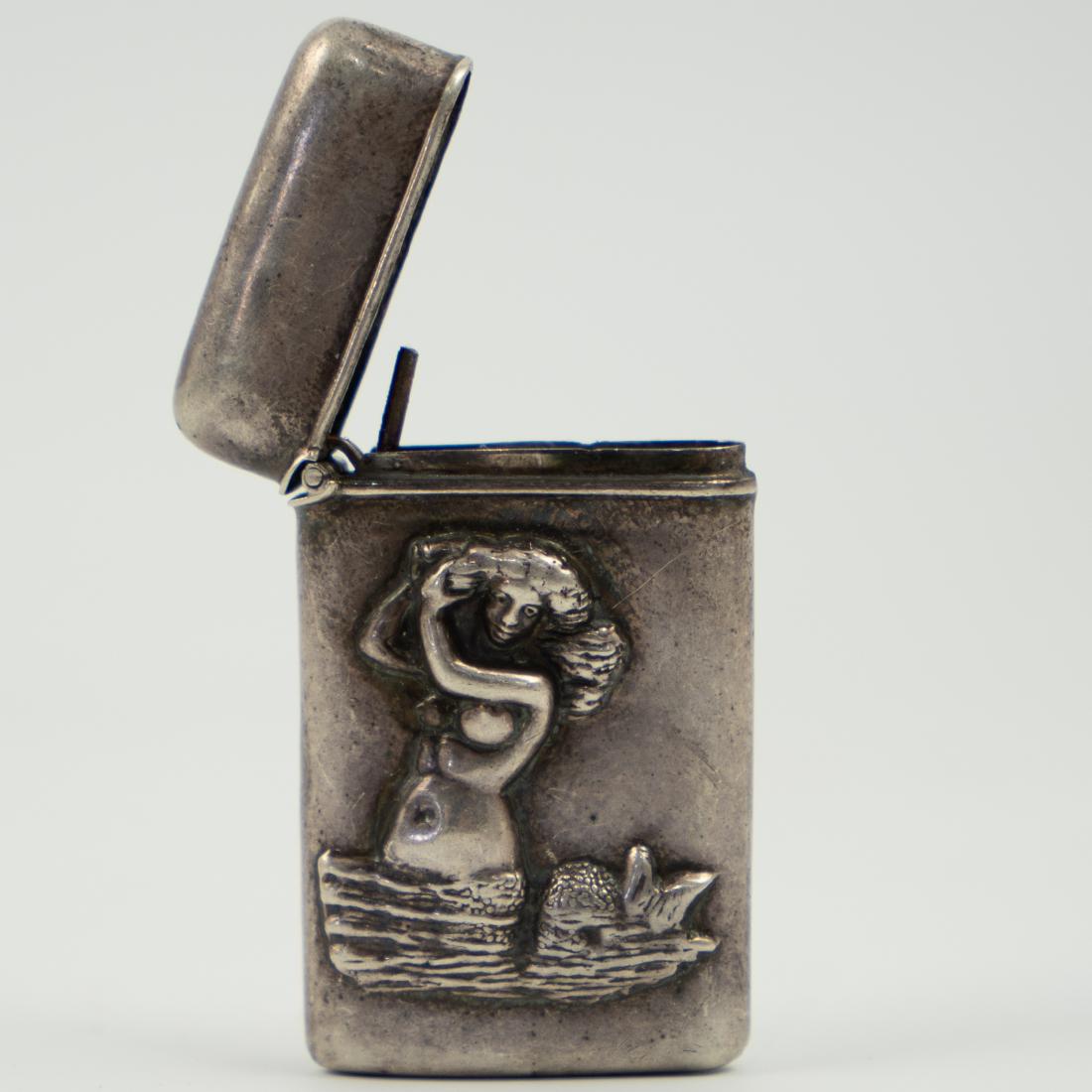 Vesta Sterling Silver Match Case (1 of 3)