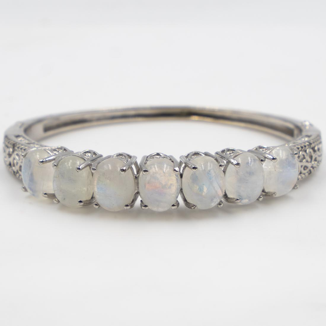Moonstone & Sterling Bracelet (1 of 5)