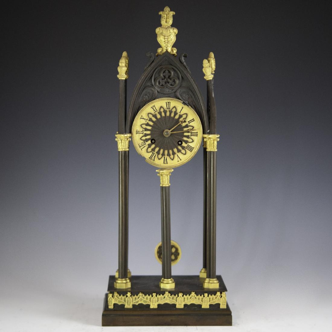 Antique French Bronze Mantel Clock (1 of 5)