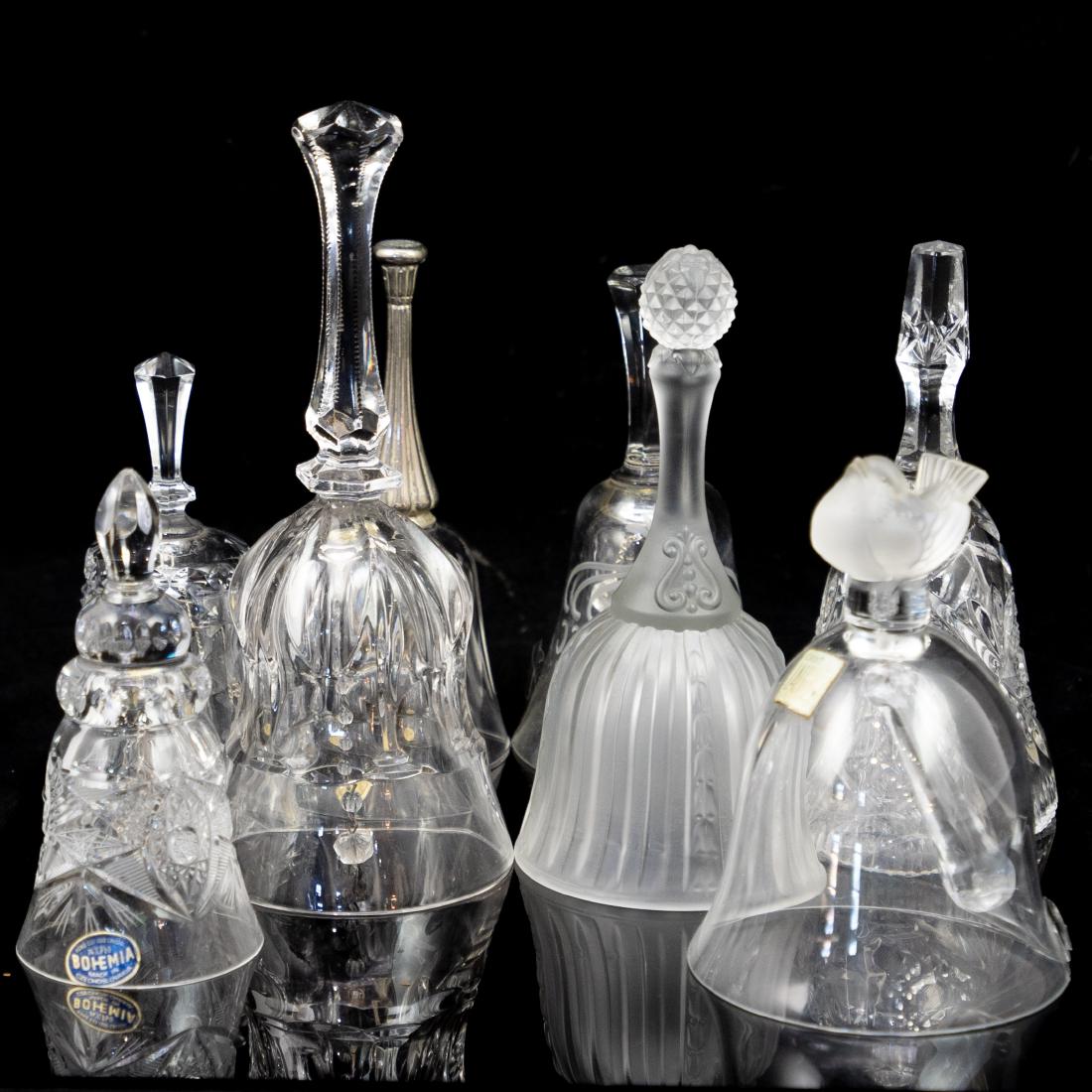(8 Pc) Assortment Of Crystal Dinner Bells (1 of 7)