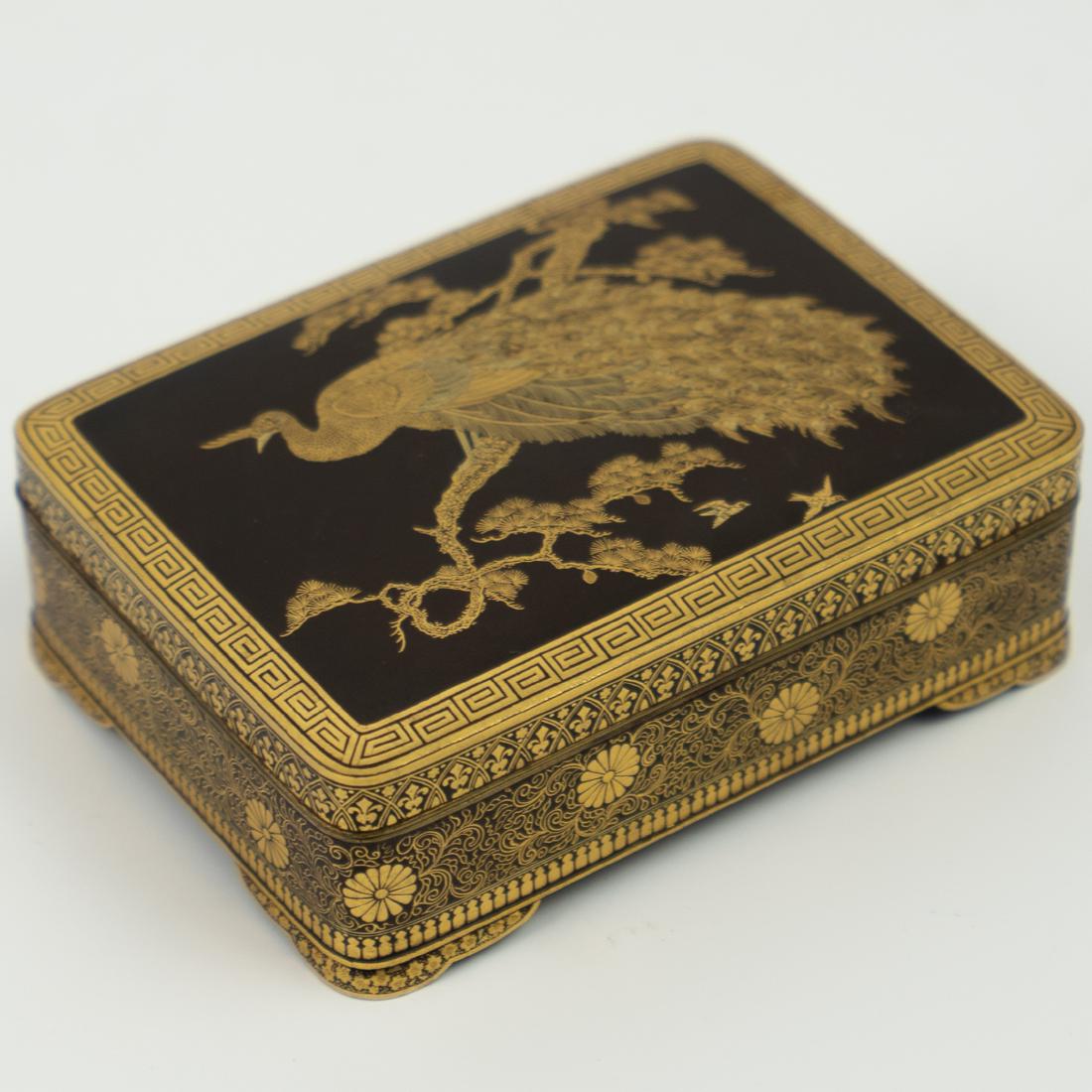 Japanese Meiji Gold & Bronze Box (1 of 6)