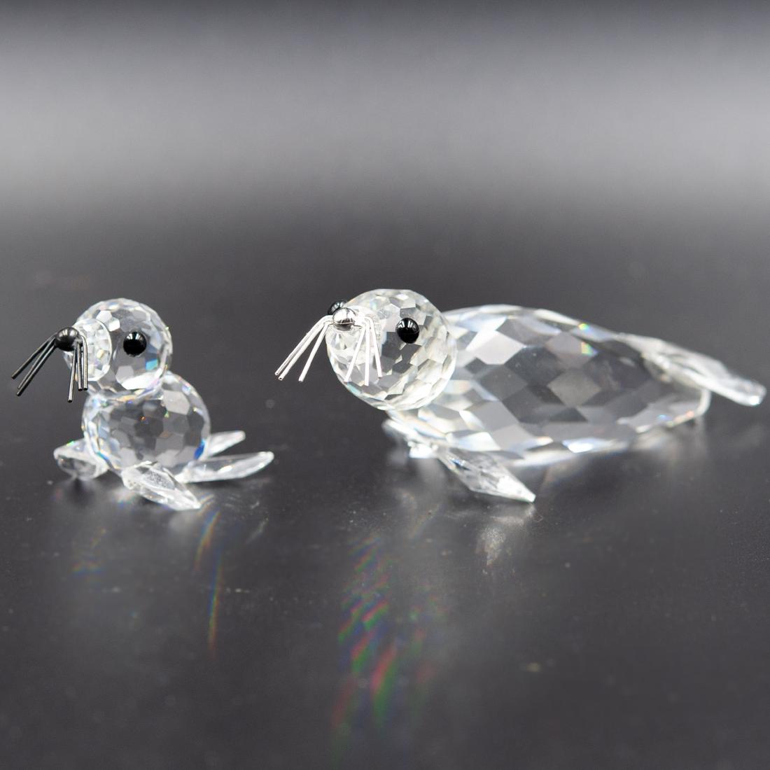 Swarovski Crystal Seal Figurines (1 of 3)