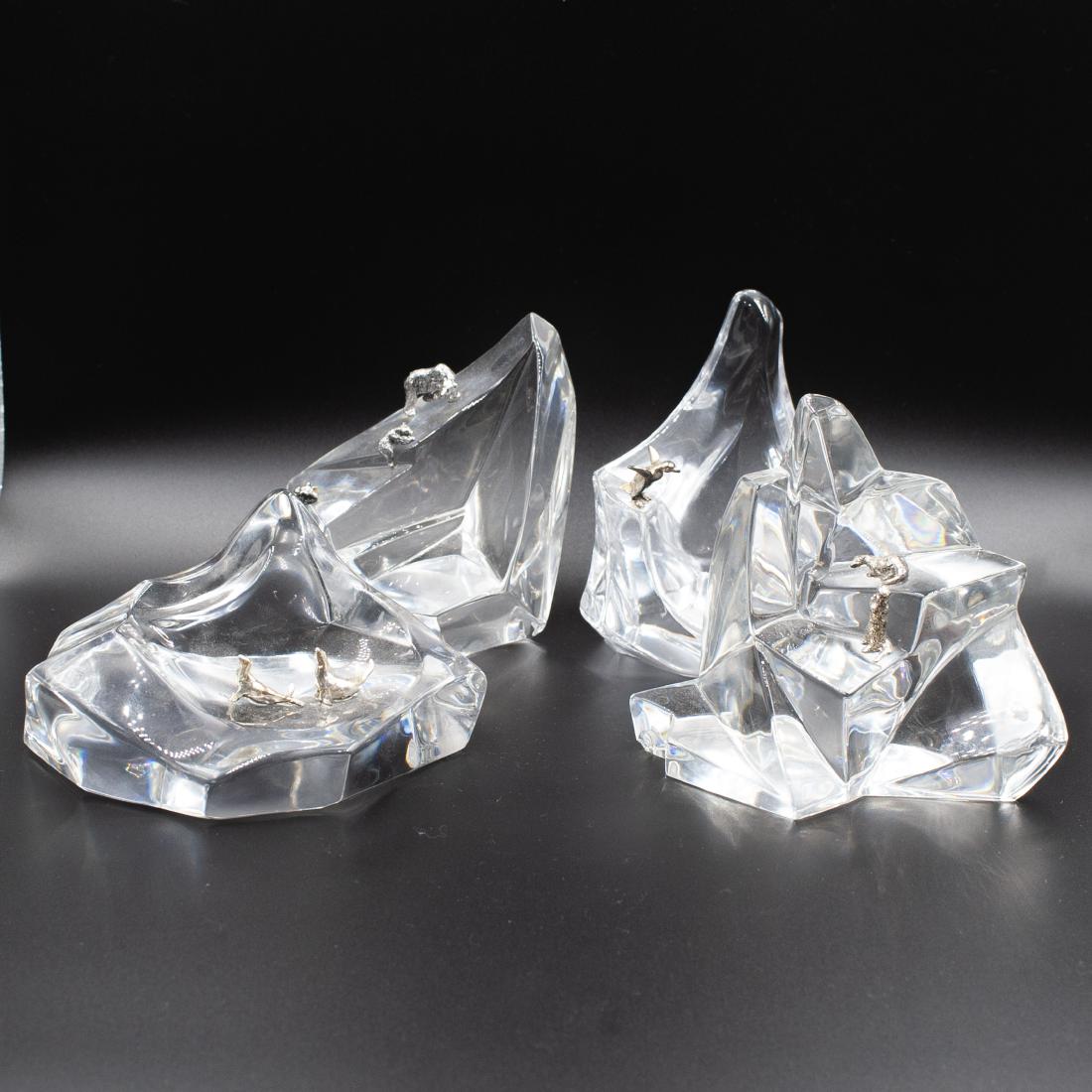 (4) Franklin Mint Crystal & Sterling Sculptures (1 of 5)