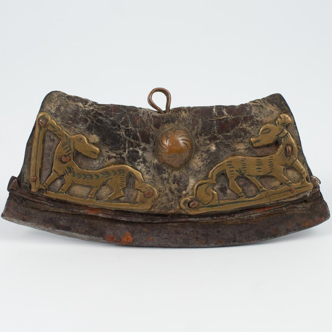 Antique Tibetan Leather Pouch (1 of 4)
